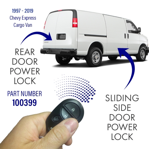 UNIVERSAL Padlock Hasp Van Lock Rear or Sliding Side Doors Security Single Lock 